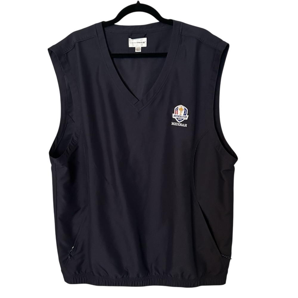 Cutter & Buck Navy Blue Ryder Cup Medinah 2012 WindTec Vest Men’s Extra Large
